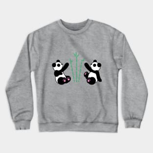 2 Pandas Crewneck Sweatshirt